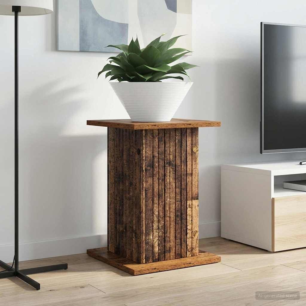 vidaXL Стойка за растения Старо дърво 305 x 30 x 43 см