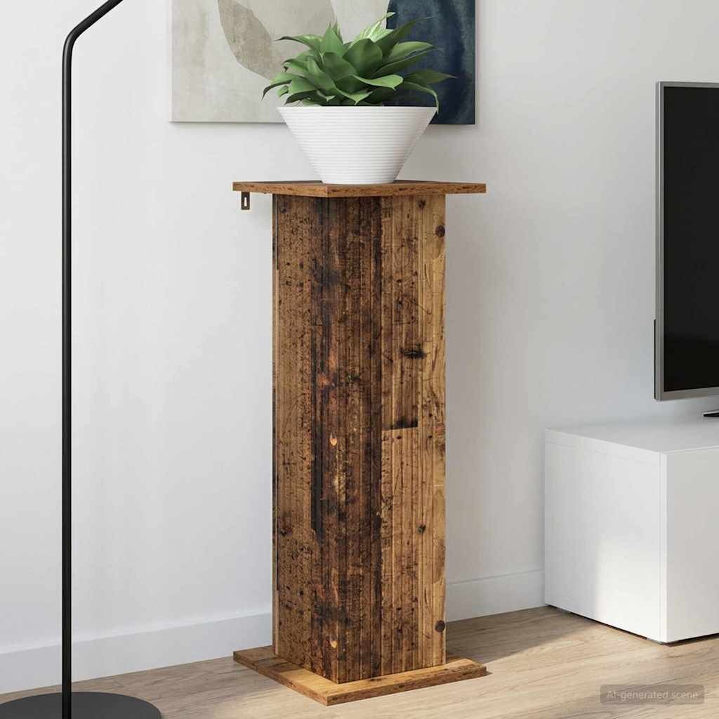 vidaXL Стойка за растения Старо дърво 305 x 30 x 805 см