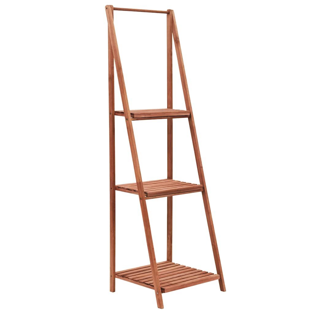 vidaXL Стойка за цветя кедрово дърво 45x40x145 см