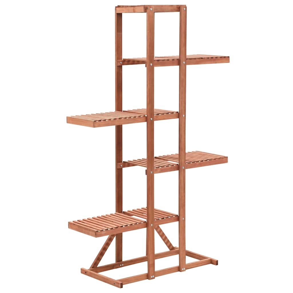 vidaXL Стойка за цветя кедрово дърво 86x36x139 см