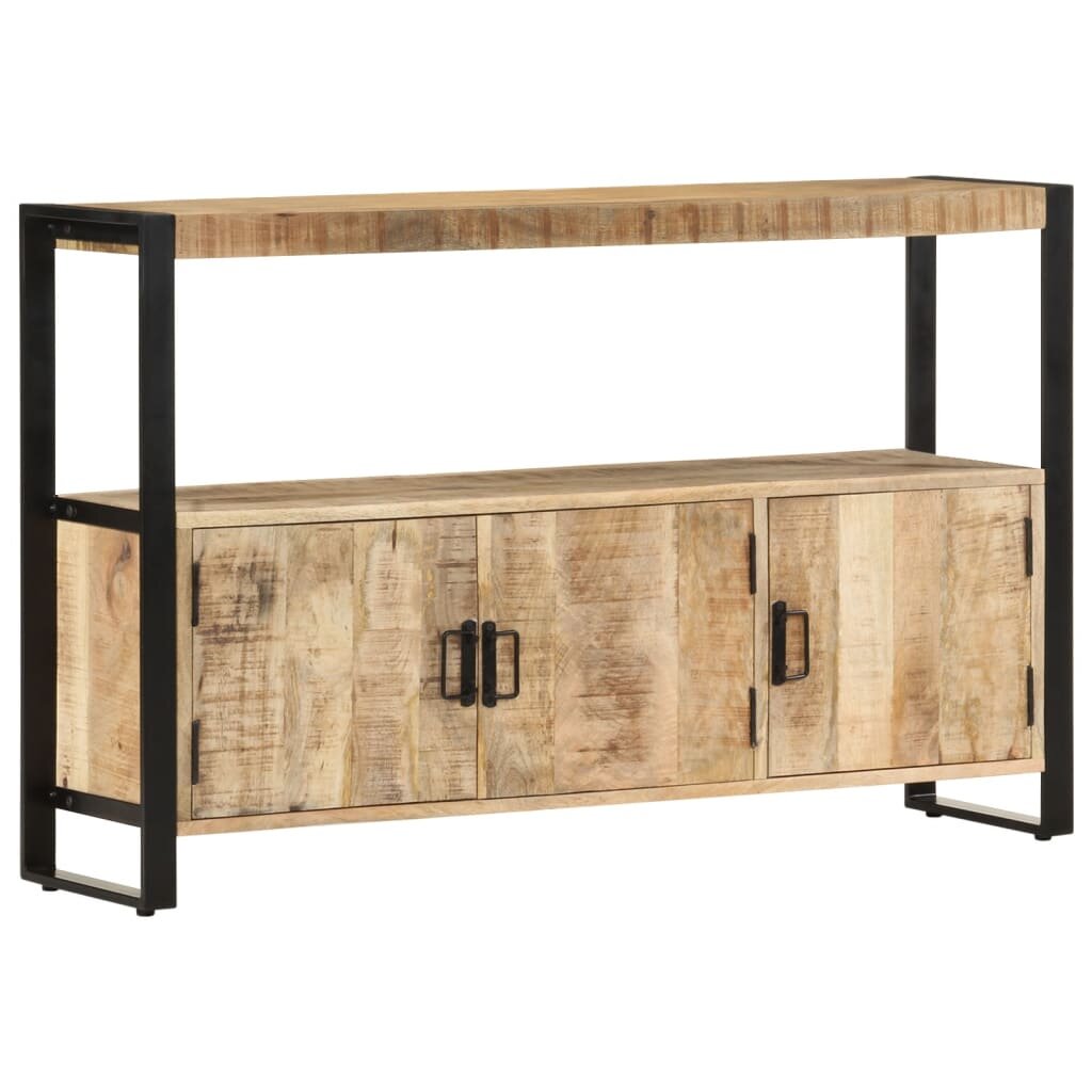 vidaXL Страничен шкаф 120x30x75 см манго масив