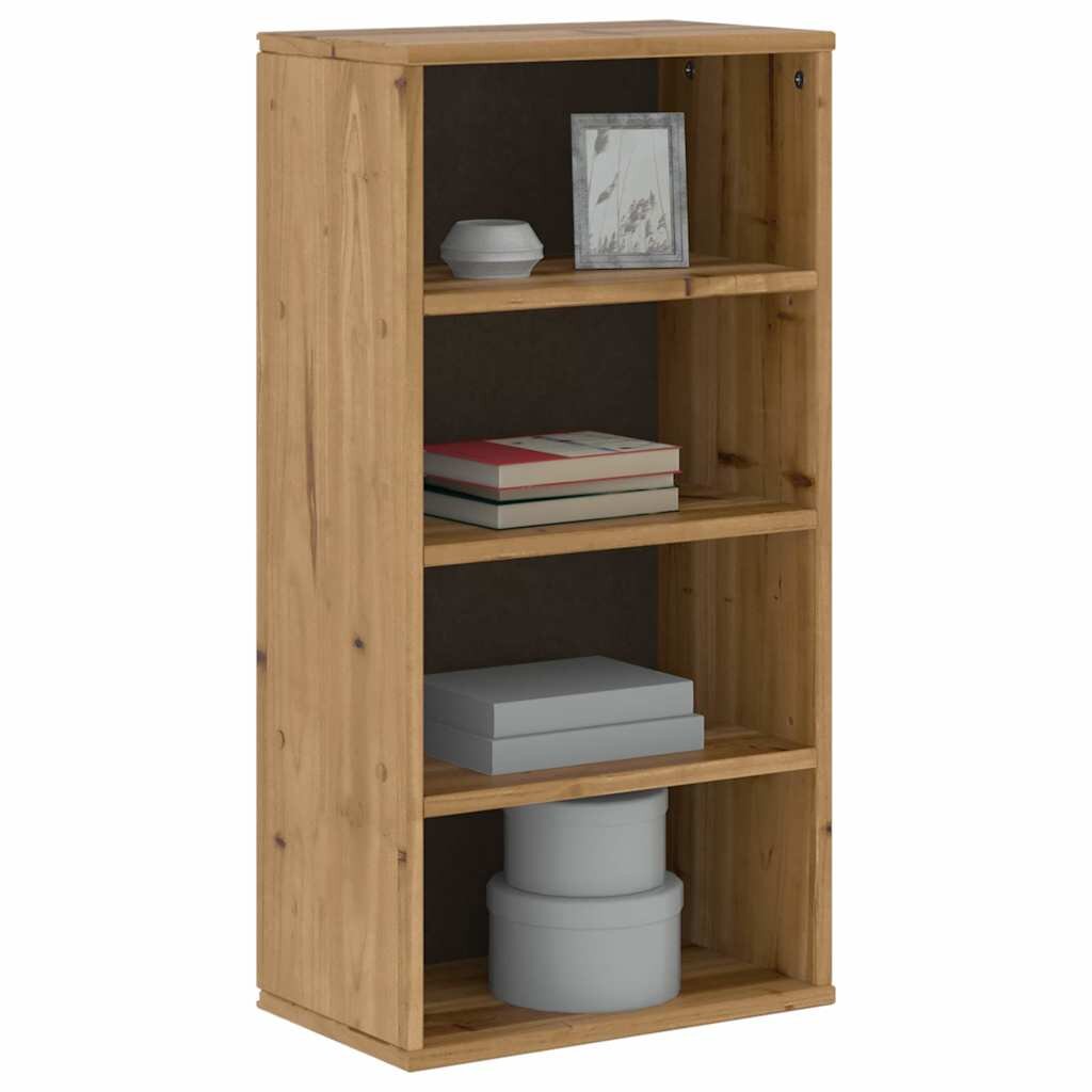 vidaXL Страничен шкаф ODDA 40x24x79 cm масивна дървесина бор