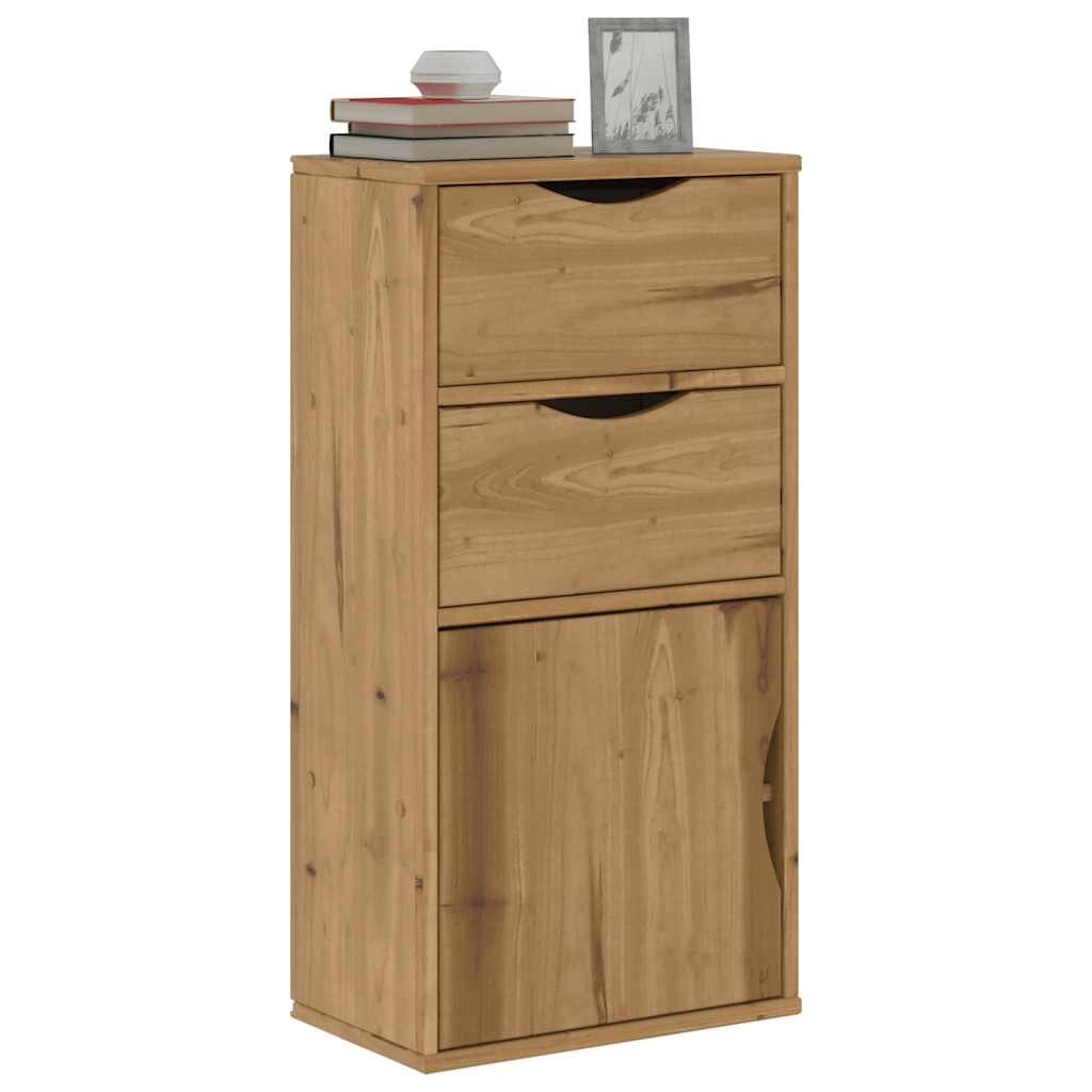 vidaXL Страничен шкаф с чекмеджета ODDA 40x24x79 cm