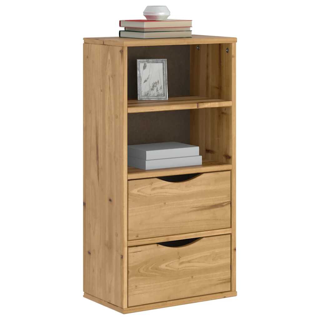 vidaXL Страничен шкаф с чекмеджета ODDA 40x24x79 cm