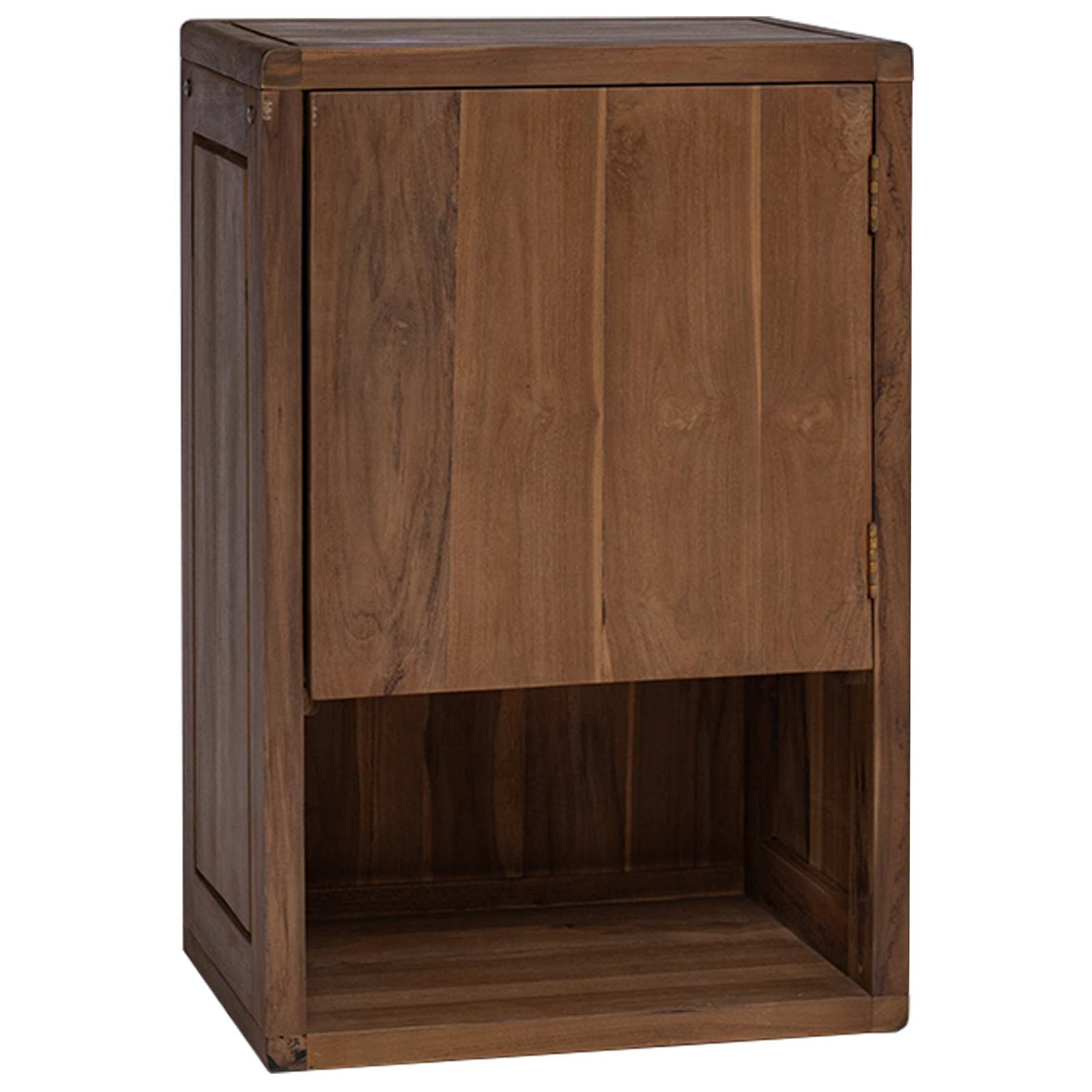 vidaXL Страничен шкаф за баня Натурално 45 x 30 x 70 см
