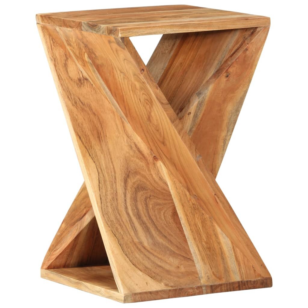 vidaXL Странична маса 35x35x55 cм акациево дърво масив