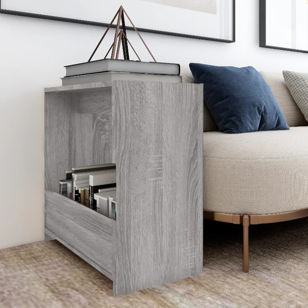 vidaXL Странична маса cив сонома 50x26x50 см инженерно дърво