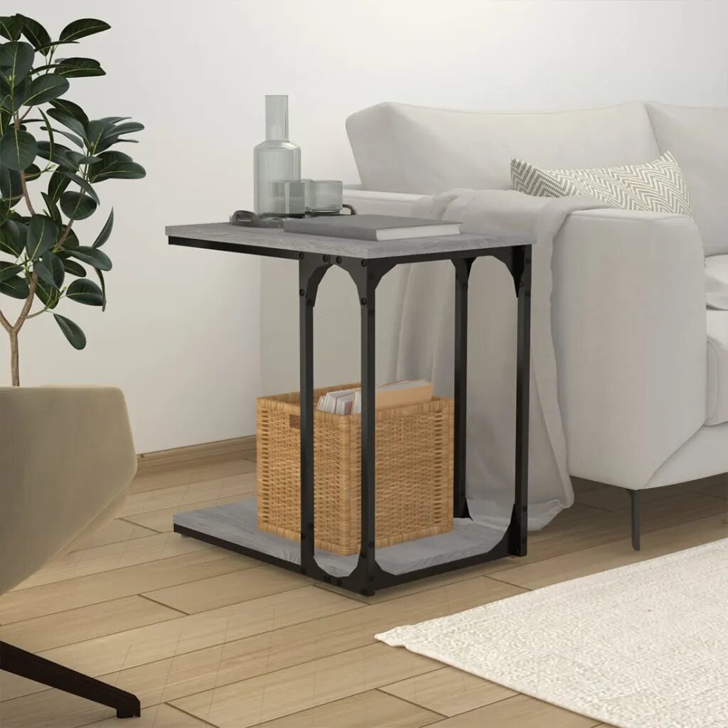 vidaXL Странична маса cив сонома 50x35x52 см инженерно дърво