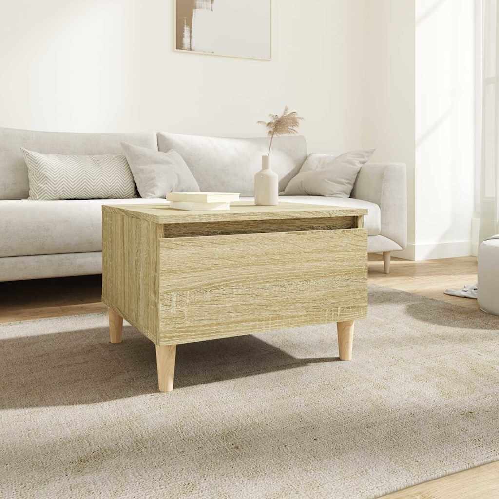 vidaXL Странична маса Дъб сонома 50x46x35 см инженерно дърво