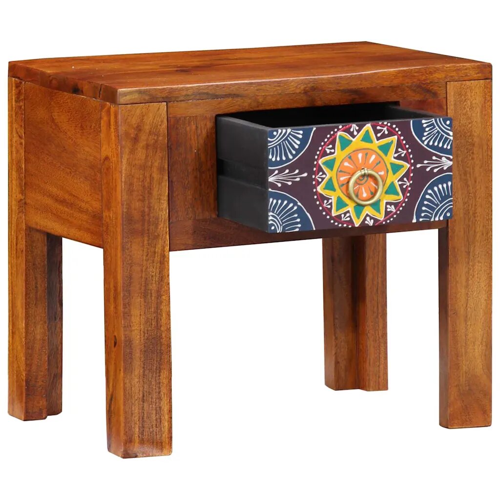 vidaXL Странична маса Кафяво 40 x 30 x 36 см