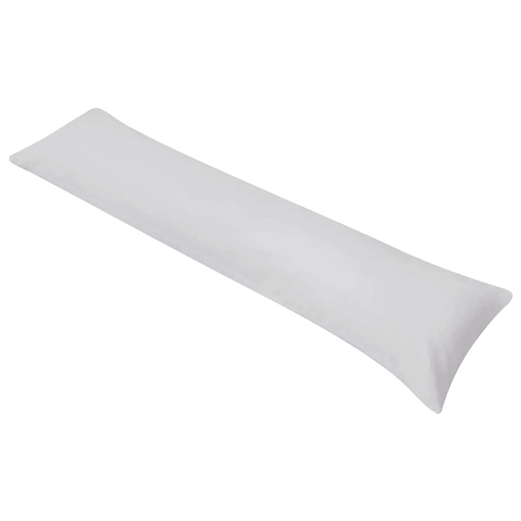 vidaXL Странична възглавница за тяло 40x145 cм сива