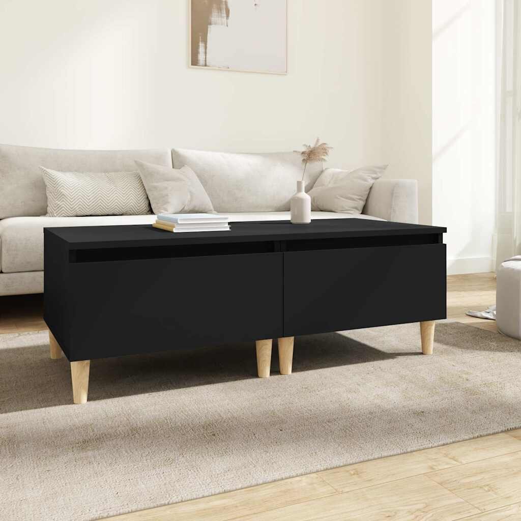 vidaXL Странични маси 2 бр черни 50x46x35 см инженерно дърво