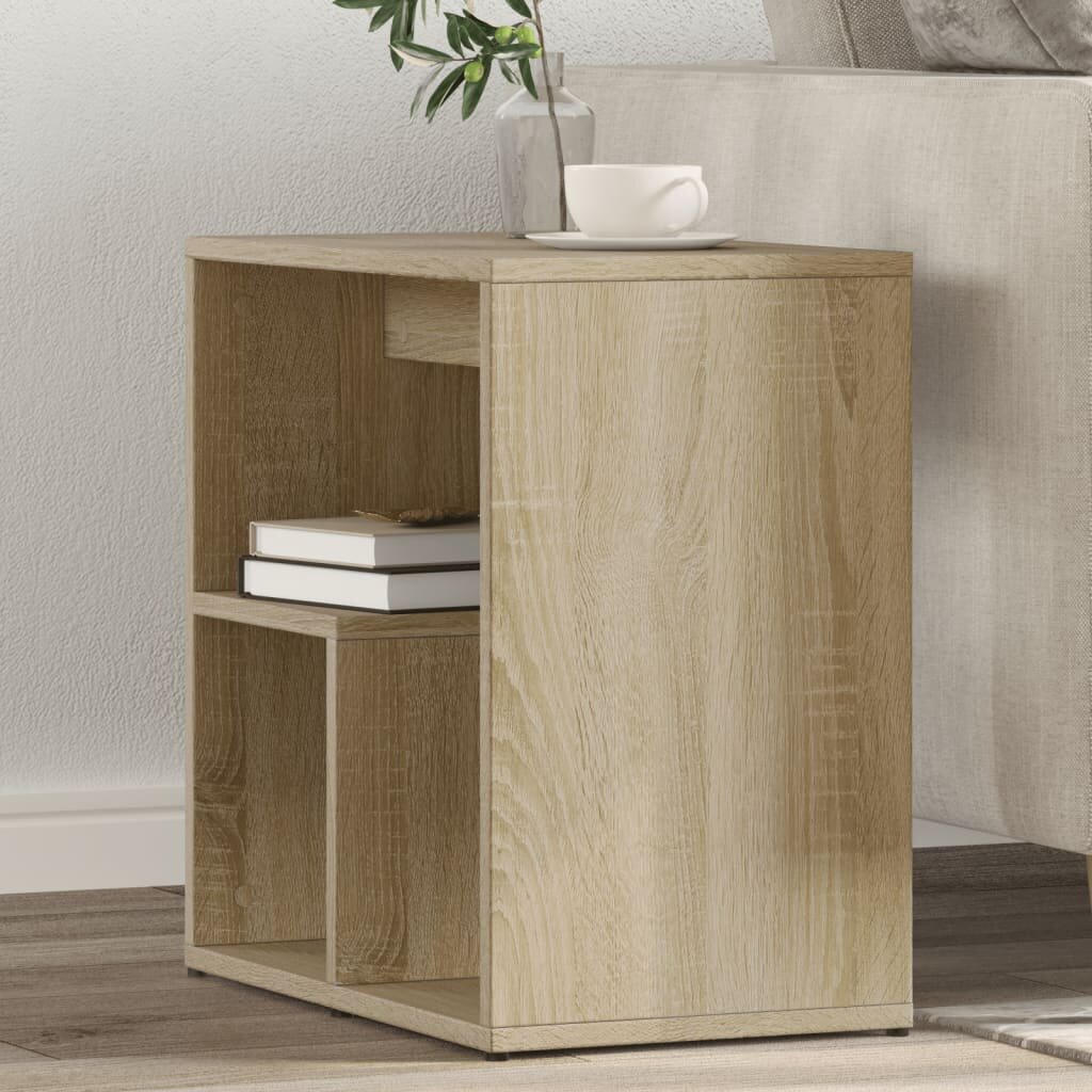 vidaXL Странични маси 2 бр дъб сонома 50x30x50 см инеженерно дърво