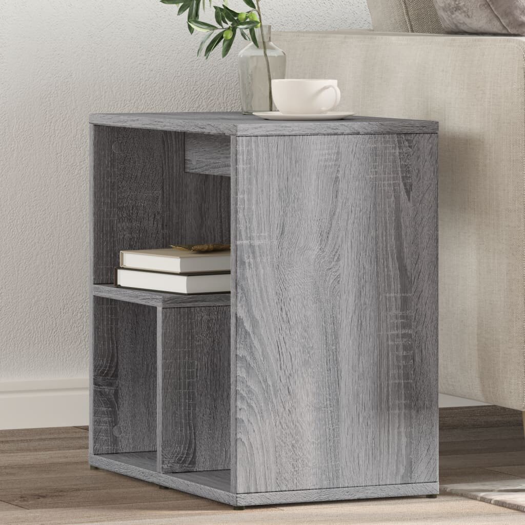 vidaXL Странични маси 2 бр сив сонома 50x30x50 см инеженерно дърво