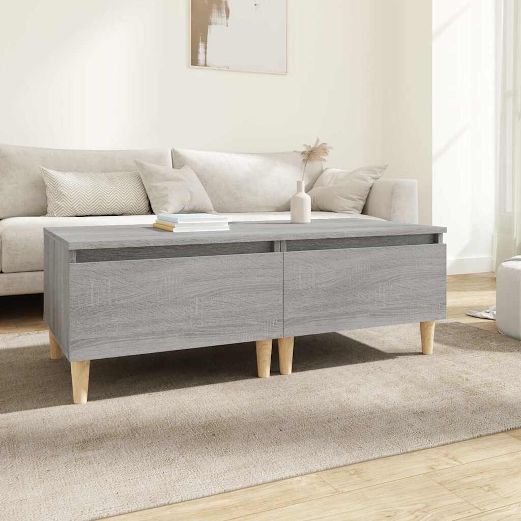vidaXL Странични маси 2 бр сив сонома 50x46x35 см инженерно дърво