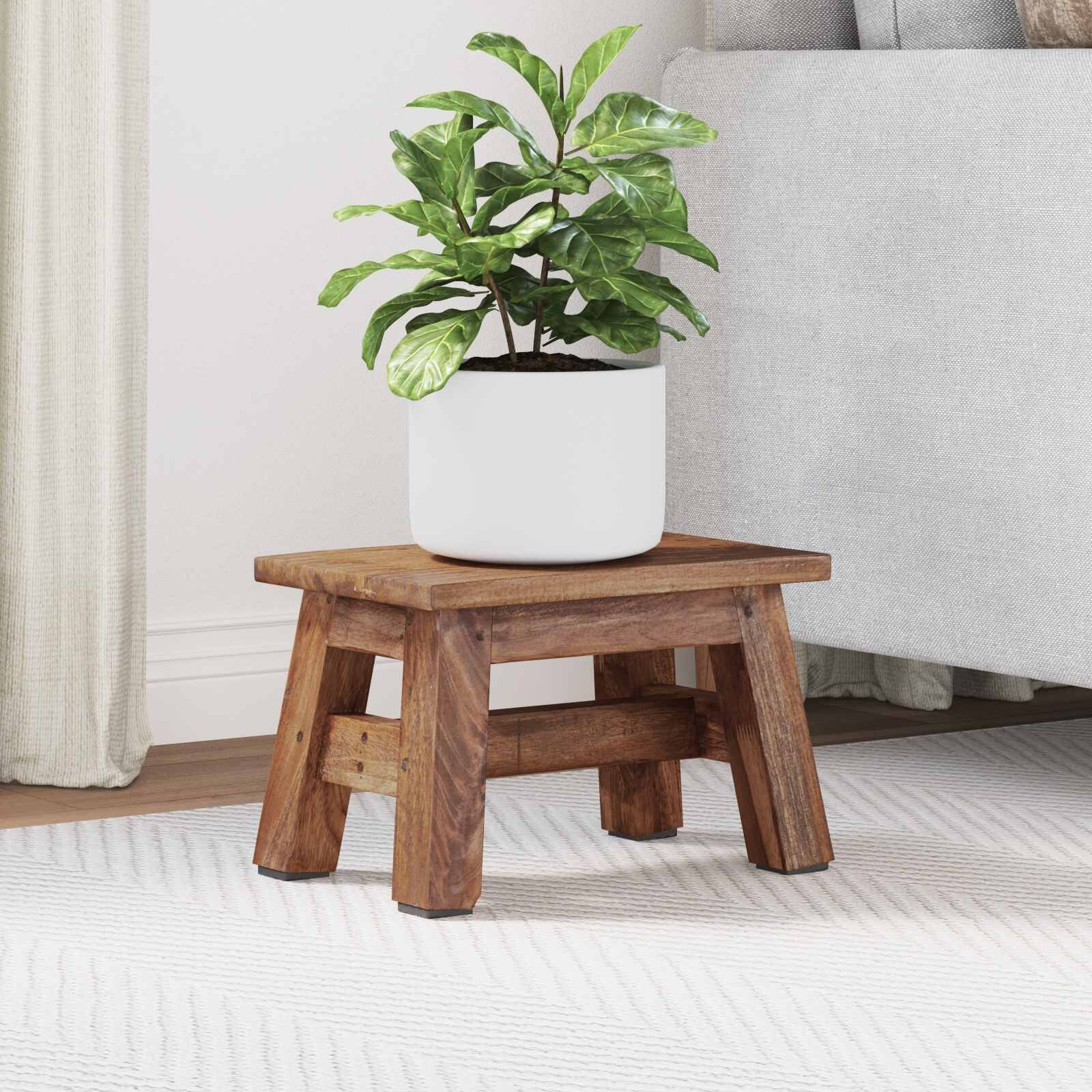vidaXL Стук Естествен 30 x 20 x 20 см Махагоново дърво