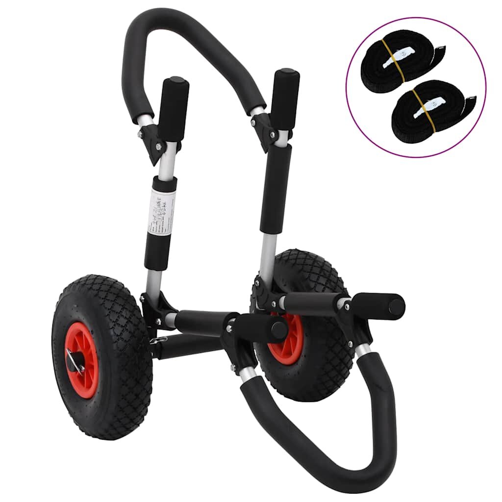 vidaXL SUP количка за сърфборд сгъваема 45 кг алуминий