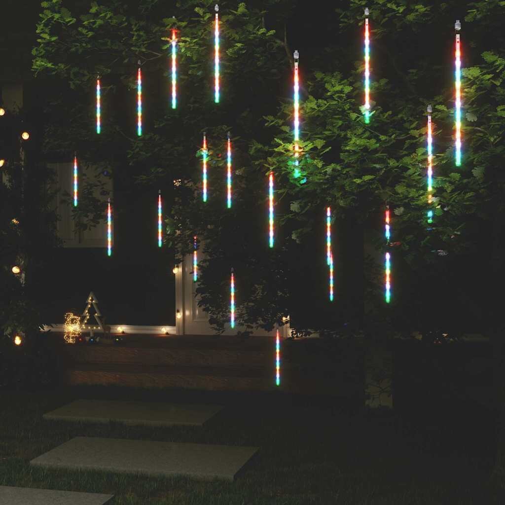 vidaXL Светещи метеори 20 бр 30 см цветни 480 LED закрито/открито