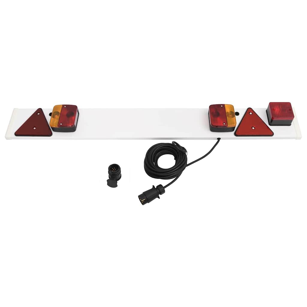 vidaXL Светлина за ремарке червена 115x7x14 см 12V крушка