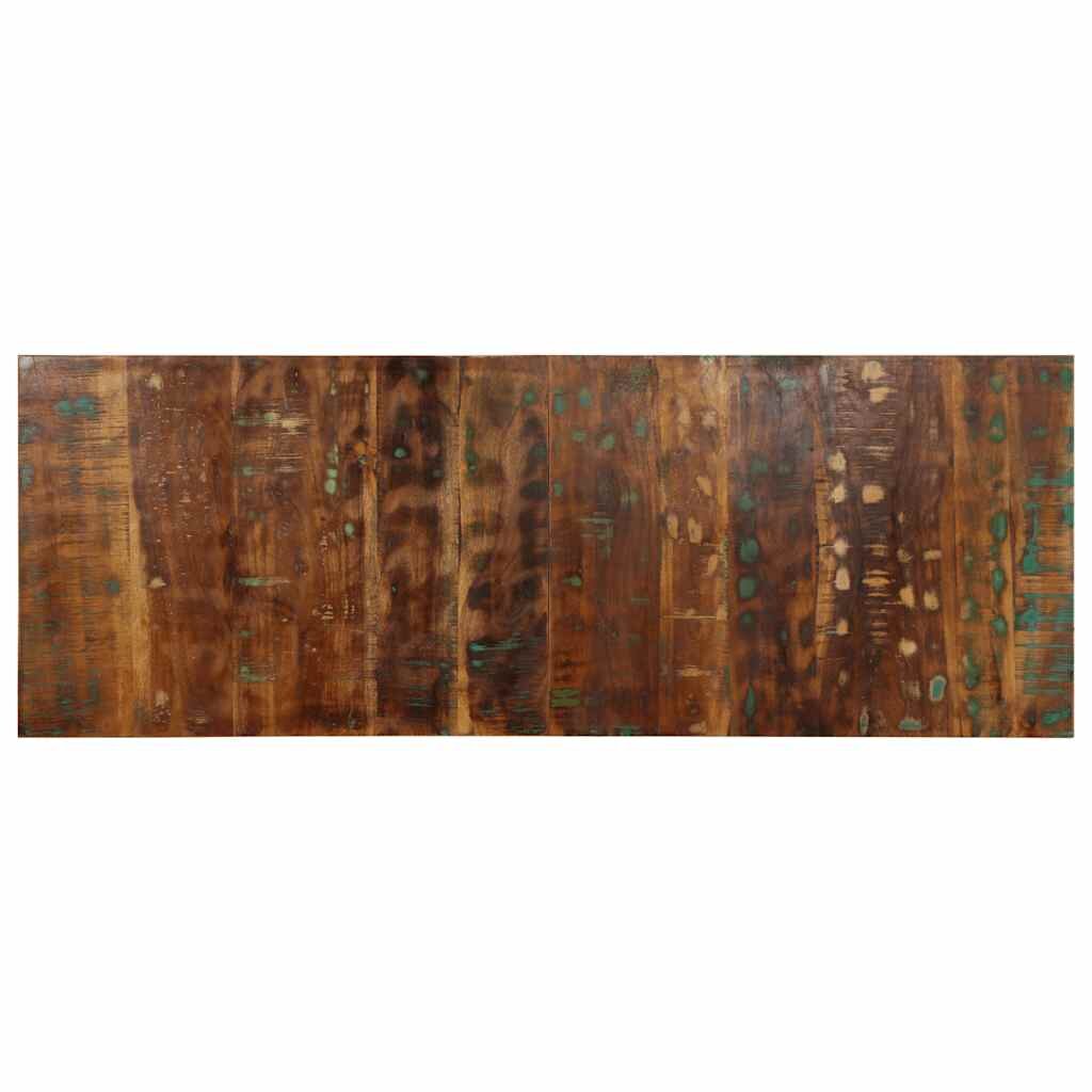 vidaXL Табла за глава Multicolour 140 cm Масивна дървесина Reclaimed