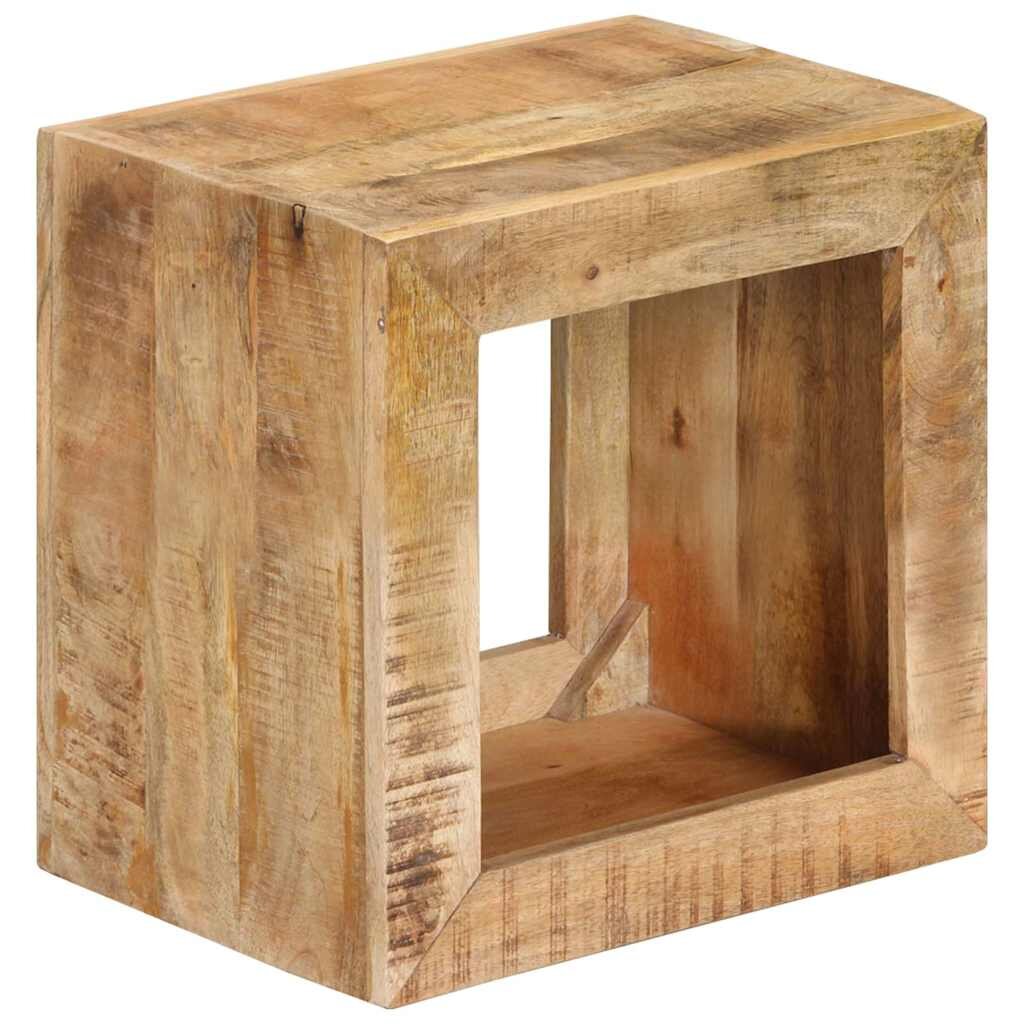 vidaXL Табуретка 40x30x40 см масивно дърво манго