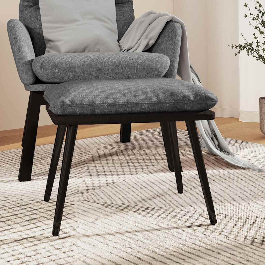 vidaXL Табуретка светлосива 45x295x35 см текстил и изкуствена кожа