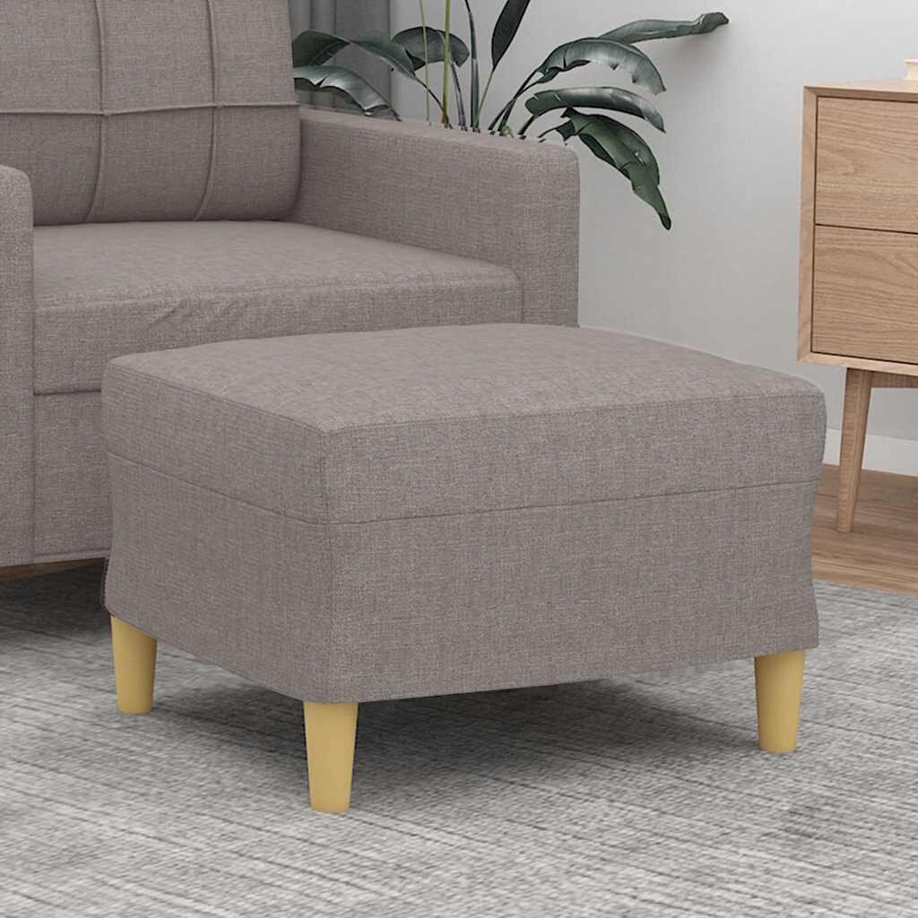 vidaXL Табуретка Таупе 60x50x41 см плат