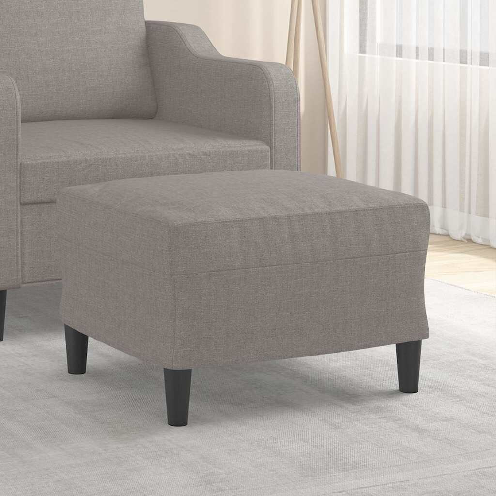 vidaXL Табуретка Таупе 60x50x41 см плат