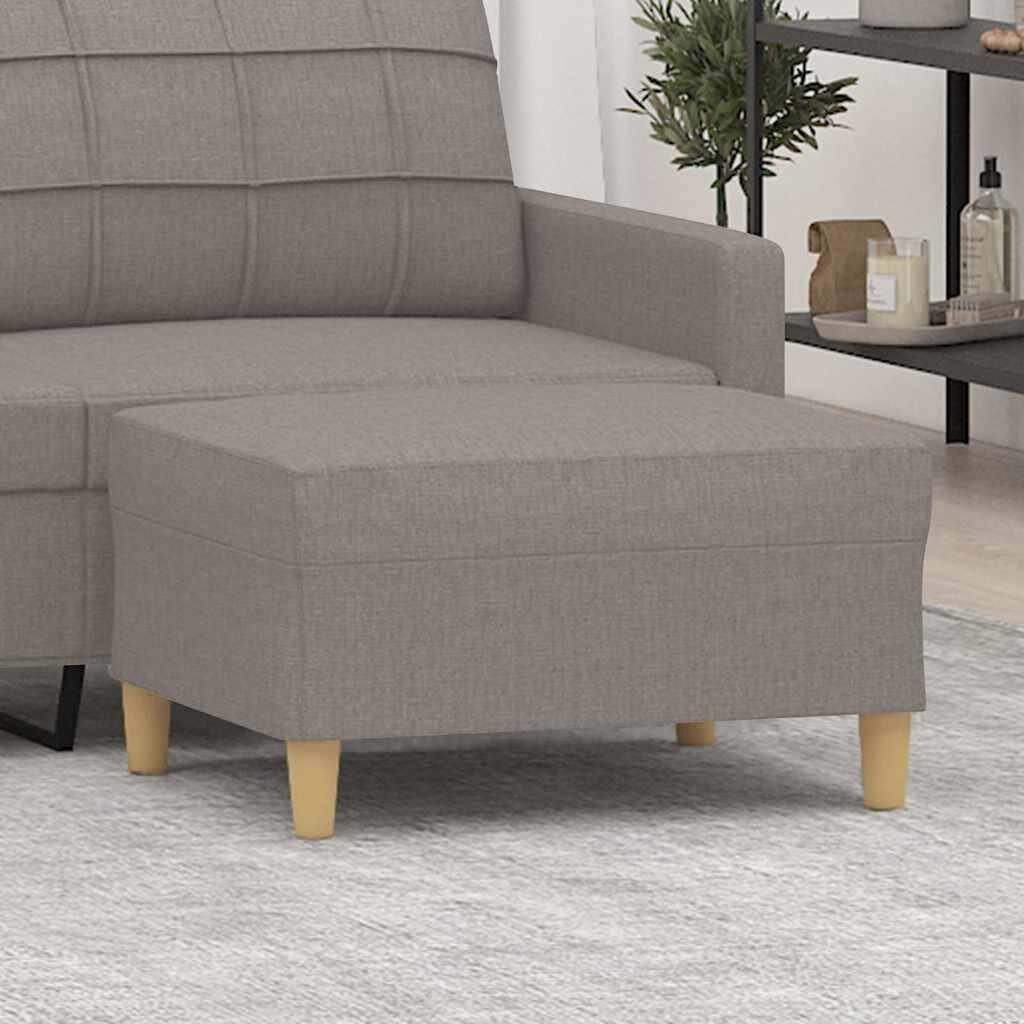 vidaXL Табуретка таупе 70x55x41 см плат