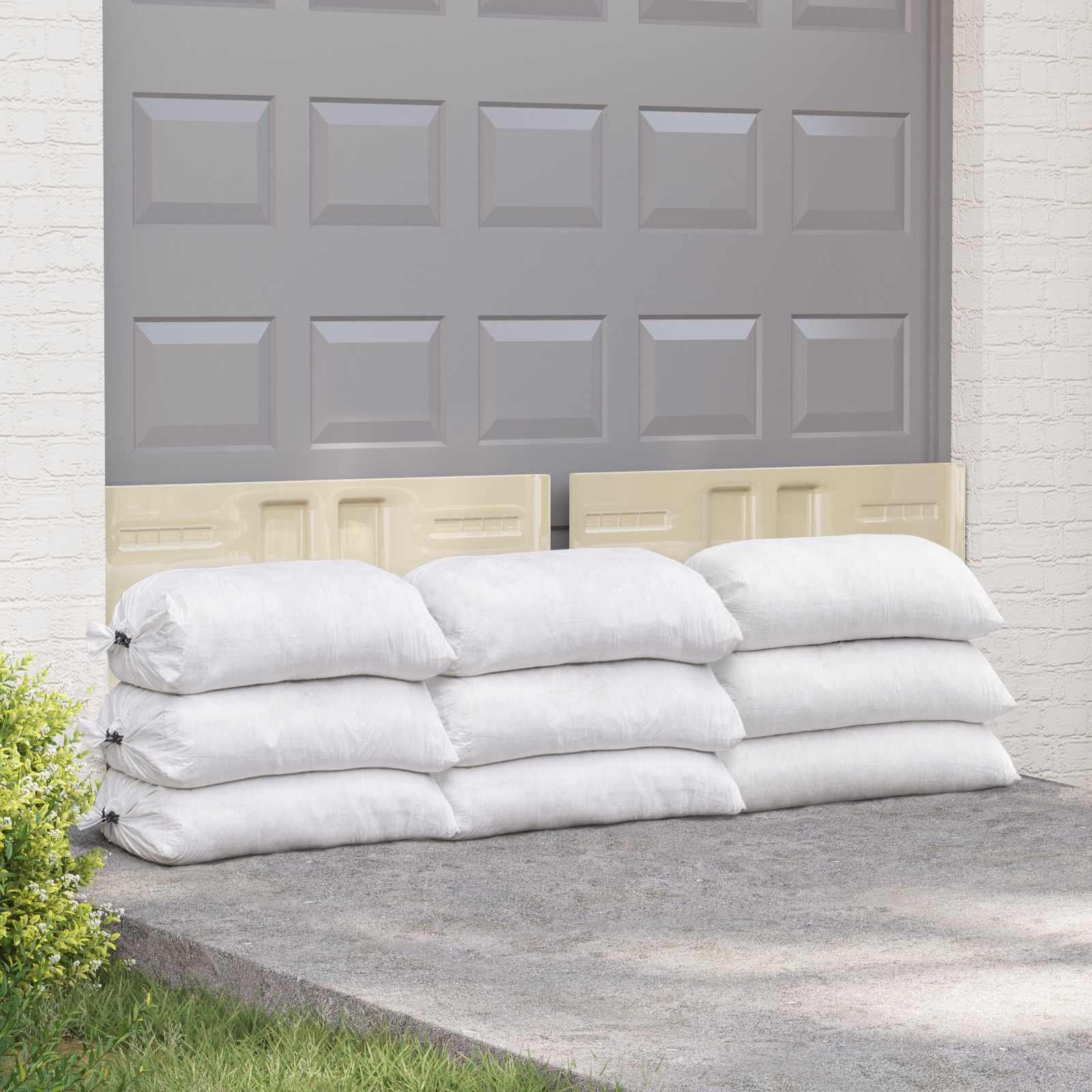 vidaXL Тъкани чували 100 бр. Бяло 60 x 100 cm ПП