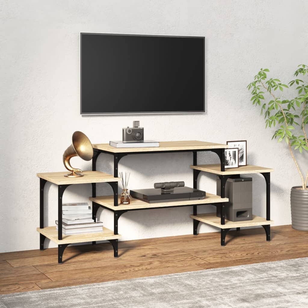 vidaXL ТB шкаф Дъб сонома 117x35x52 см инженерно дърво