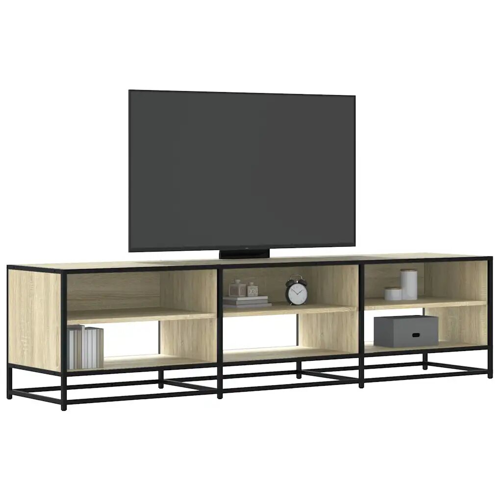 vidaXL ТB шкаф дъб сонома 180x40x46 см инженерно дърво