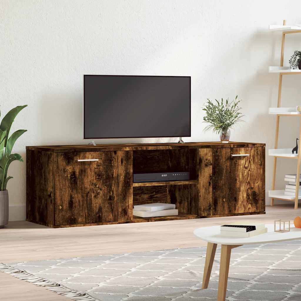 vidaXL ТB шкаф опушен дъб 120x34x37 см инженерно дърво