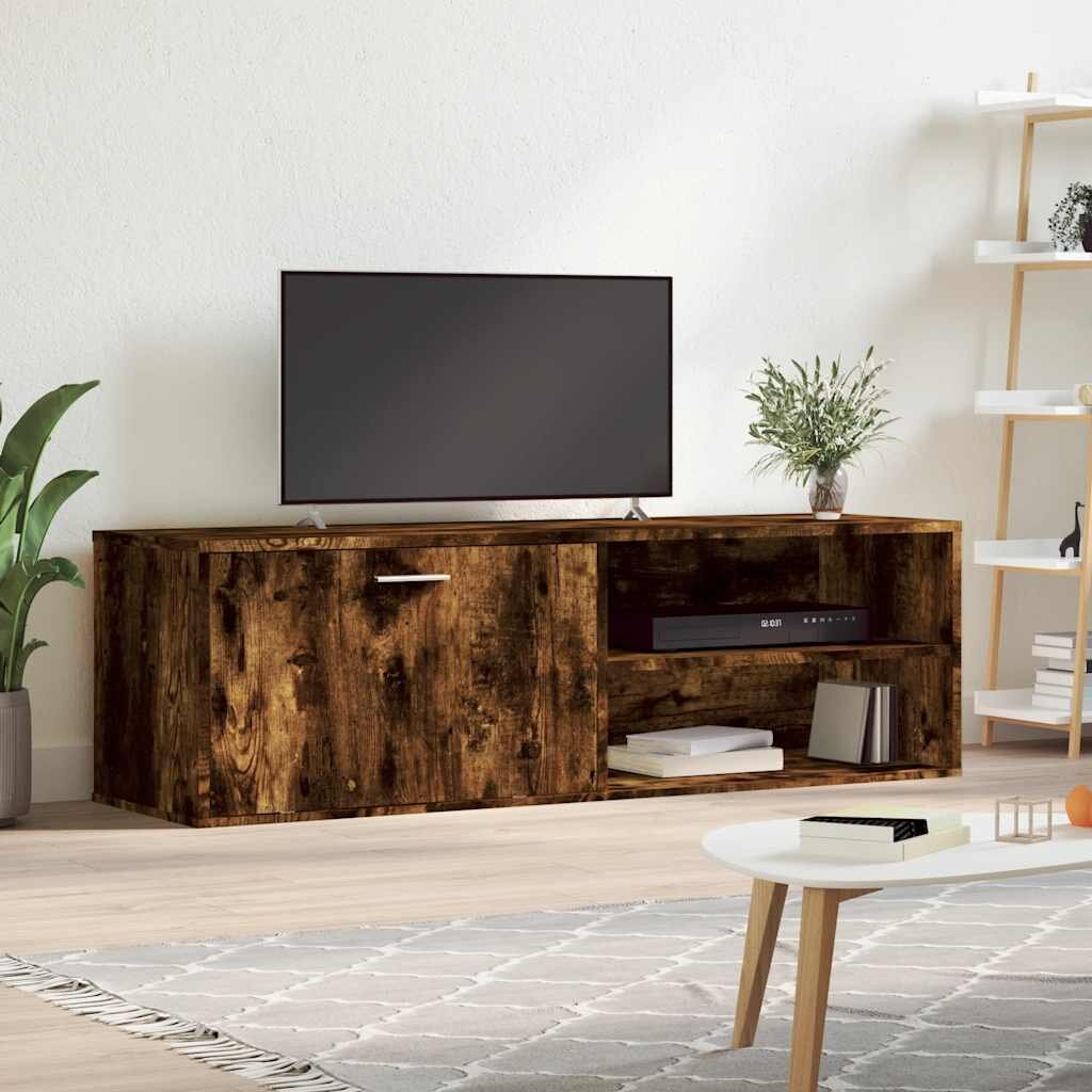 vidaXL ТB шкаф опушен дъб 120x34x37 см инженерно дърво