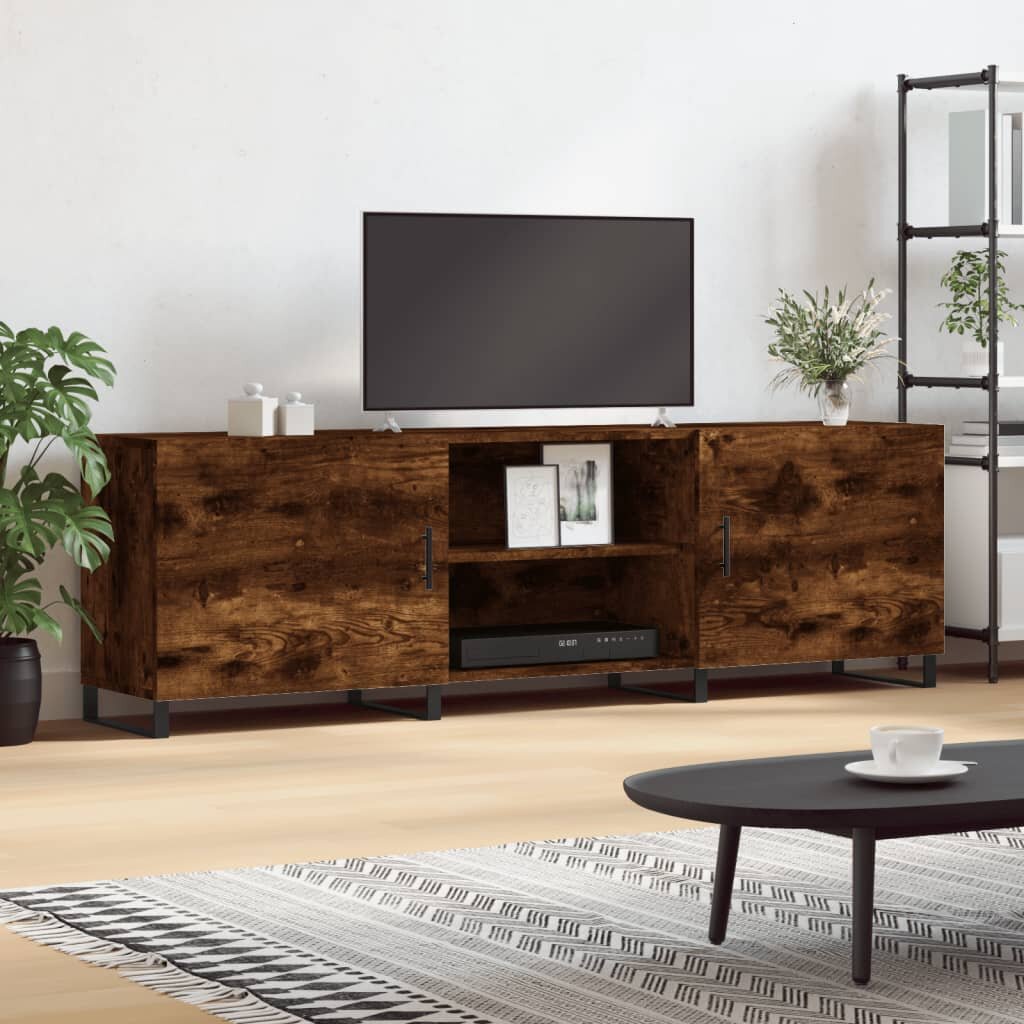 vidaXL ТB шкаф опушен дъб 150x30x50 см инженерно дърво