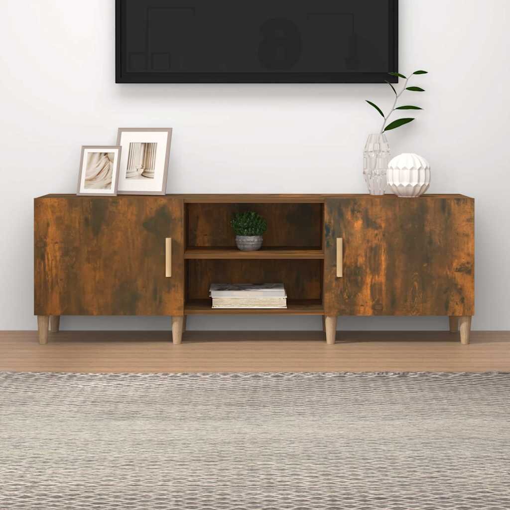 vidaXL ТB шкаф опушен дъб 150x30x50 см инженерно дърво
