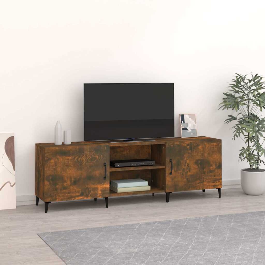 vidaXL ТB шкаф опушен дъб 150x30x50 см инженерно дърво