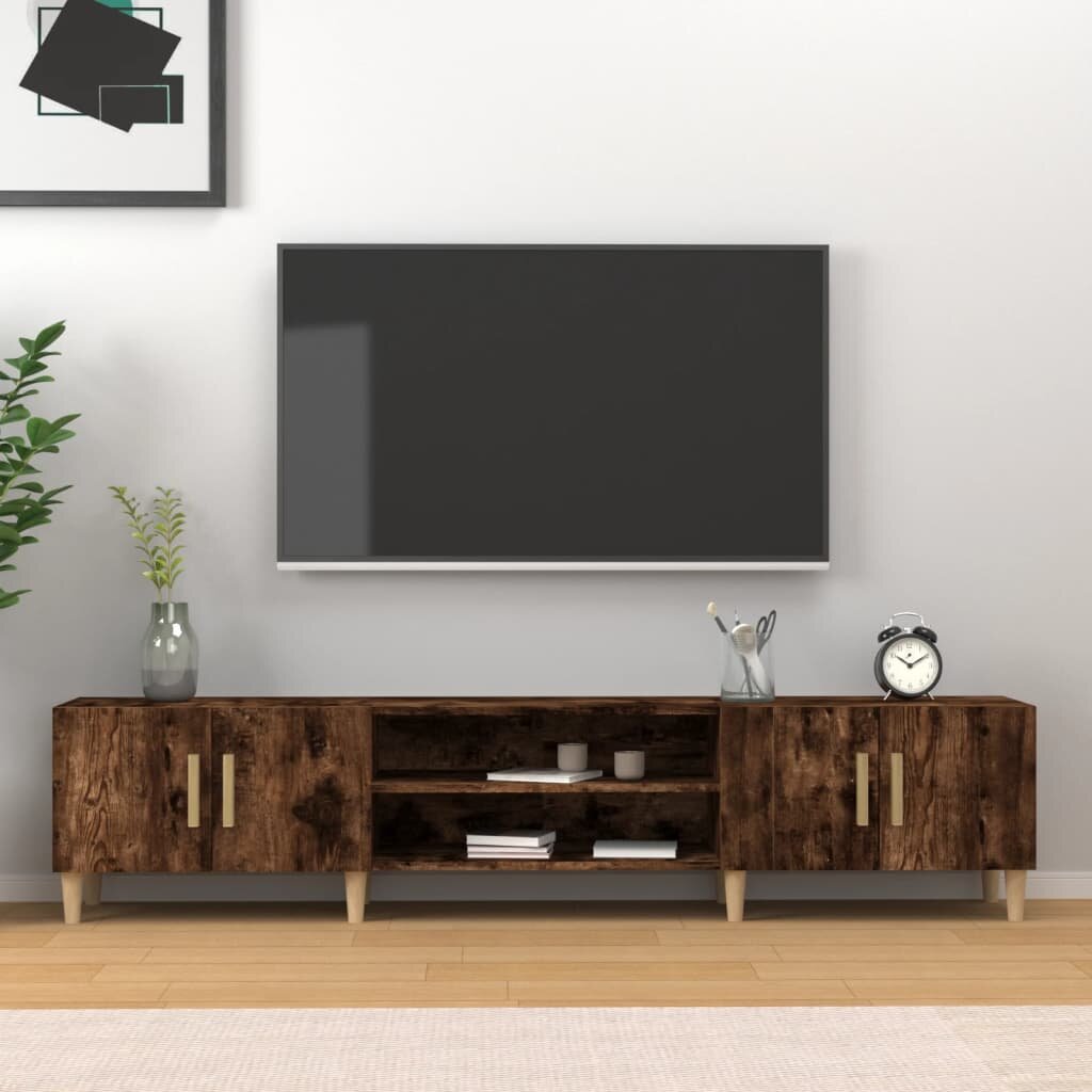 vidaXL ТB шкаф опушен дъб 180x315x40 см инженерно дърво