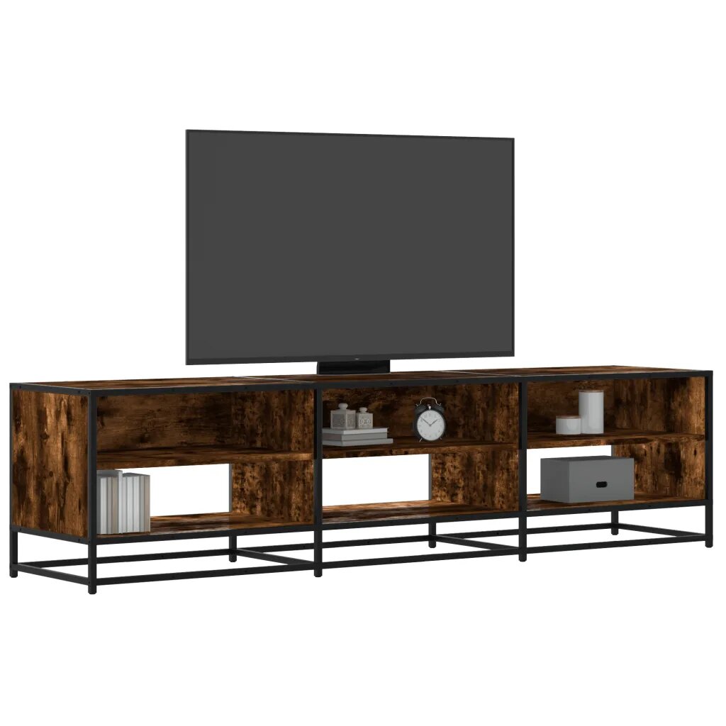 vidaXL ТB шкаф опушен дъб 180x40x46 см инженерно дърво