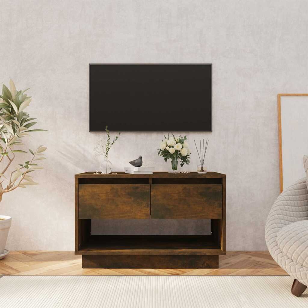 vidaXL ТB шкаф опушен дъб 70x41x44 см инженерно дърво