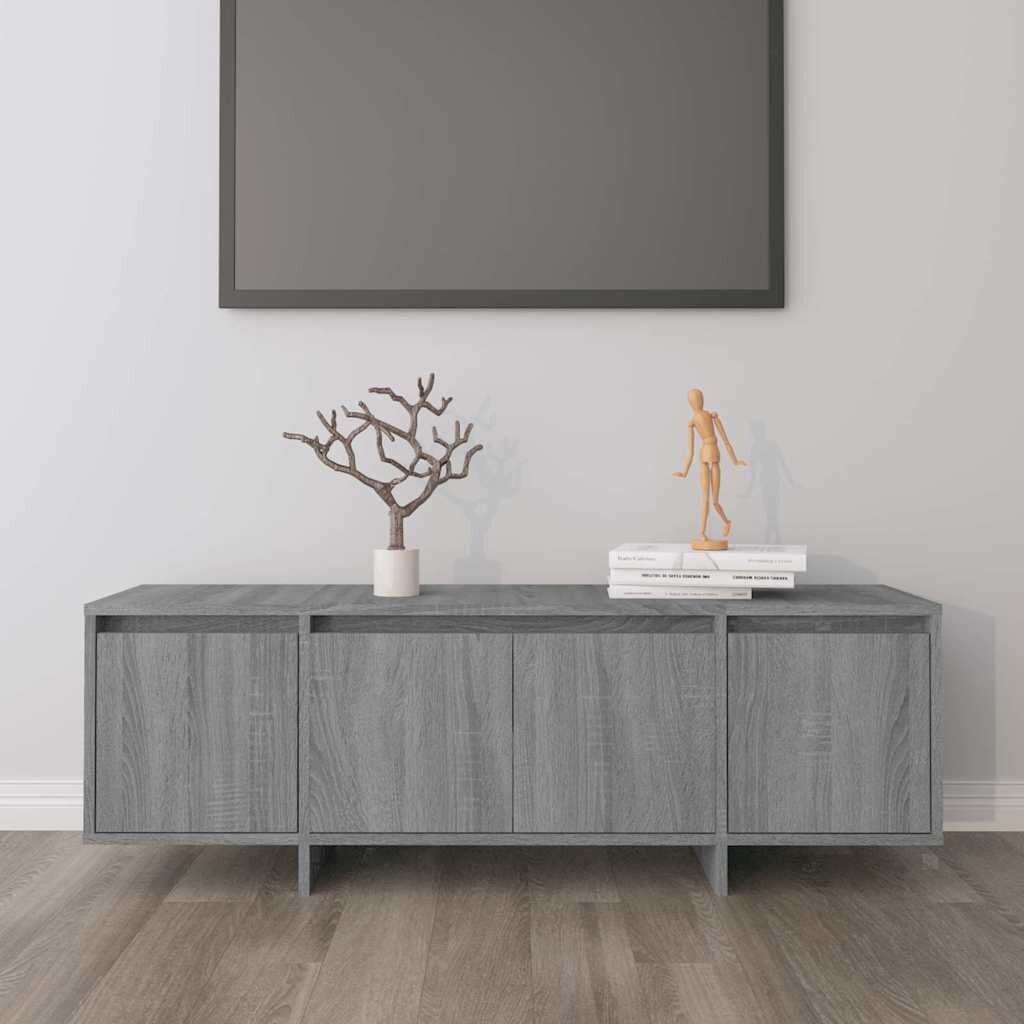 vidaXL ТB шкаф сив сонома 120x30x405 см инженерно дърво