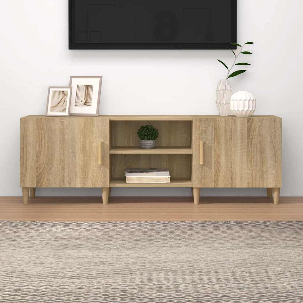 vidaXL ТB шкаф сонома дъб 150x30x50 см инженерно дърво