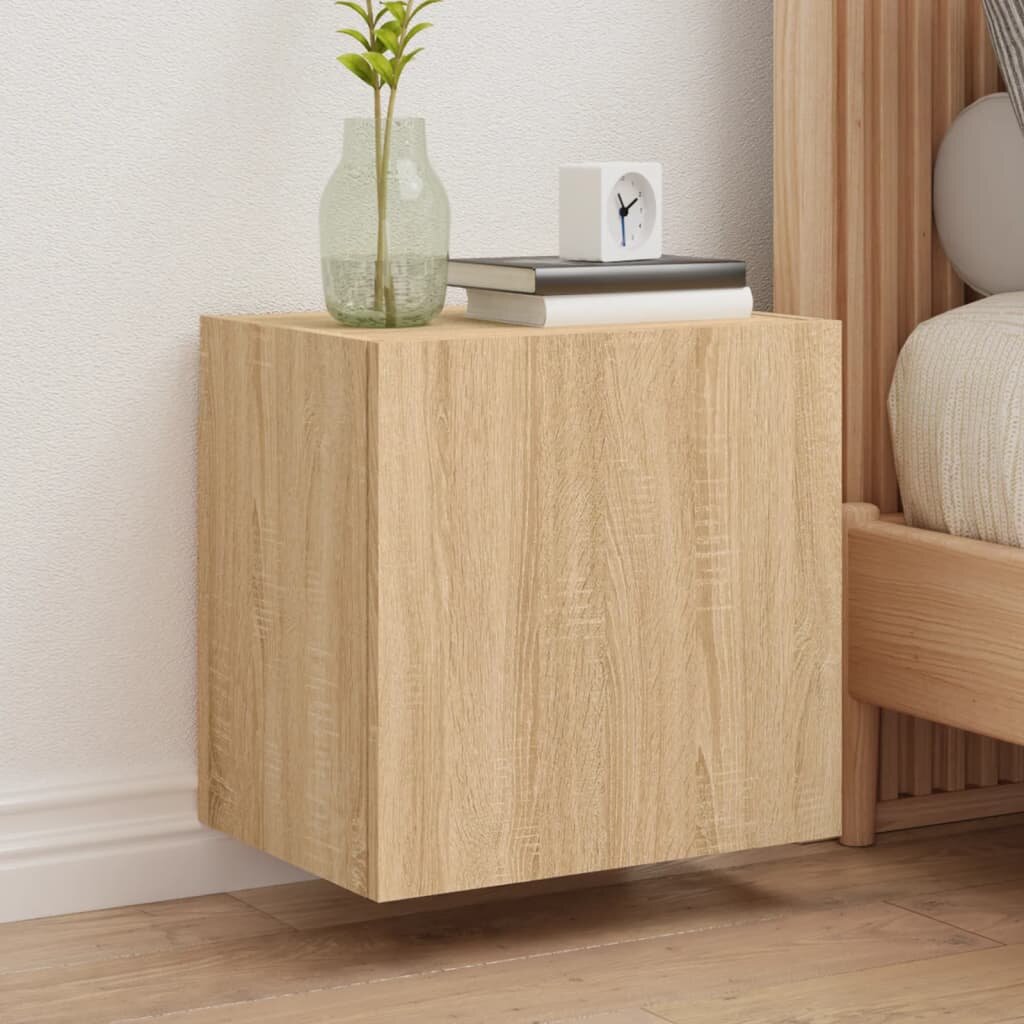 vidaXL ТB стенен шкаф сонома дъб 405x30x40 см инженерно дърво