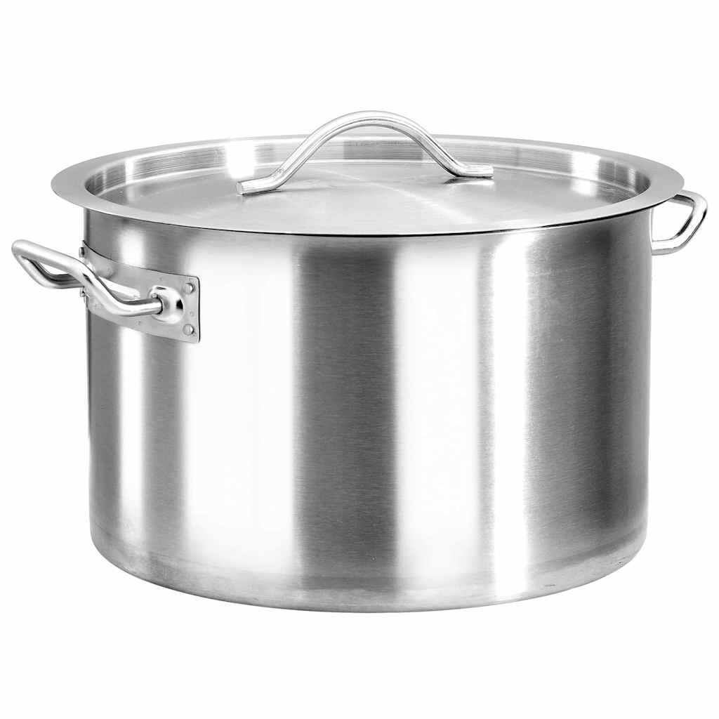 vidaXL Тенджера 32 л 40x26 см неръждаема стомана