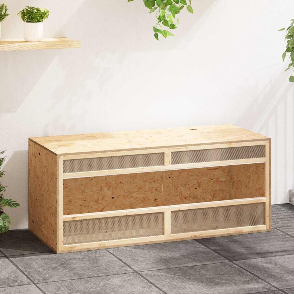vidaXL Терариум инженерно дърво 120x50x50 см