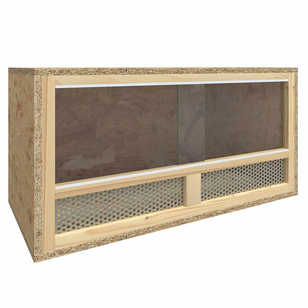 vidaXL Терариум инженерно дърво 60x30x30 см