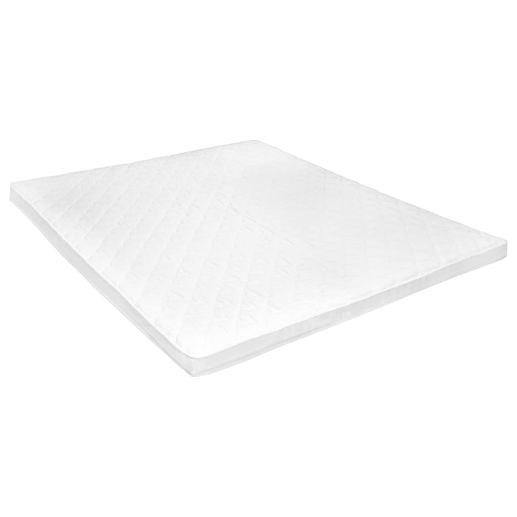 vidaXL Топ матрак 160x200 см ядро от студена пяна 6 см