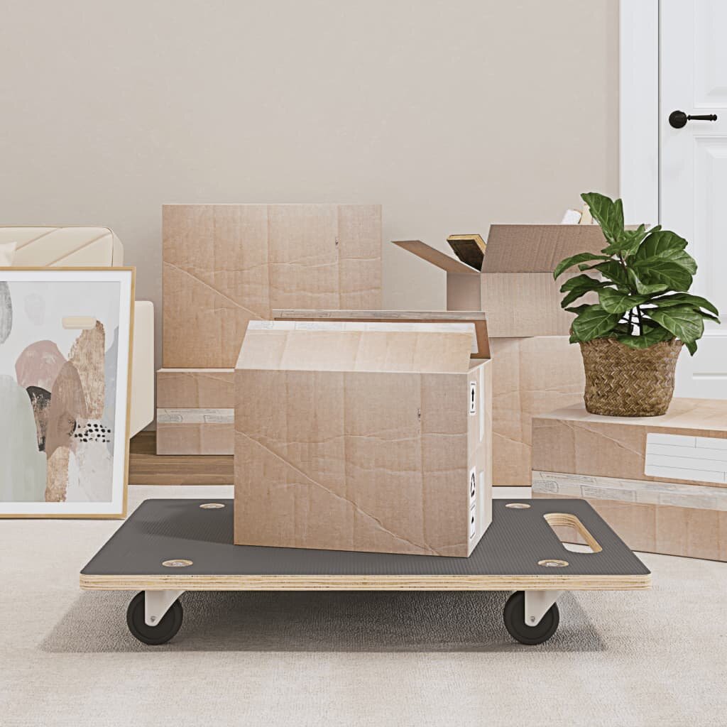 vidaXL Транспортни колички 2 бр правоъгълни 80x55x115 см 250 кг