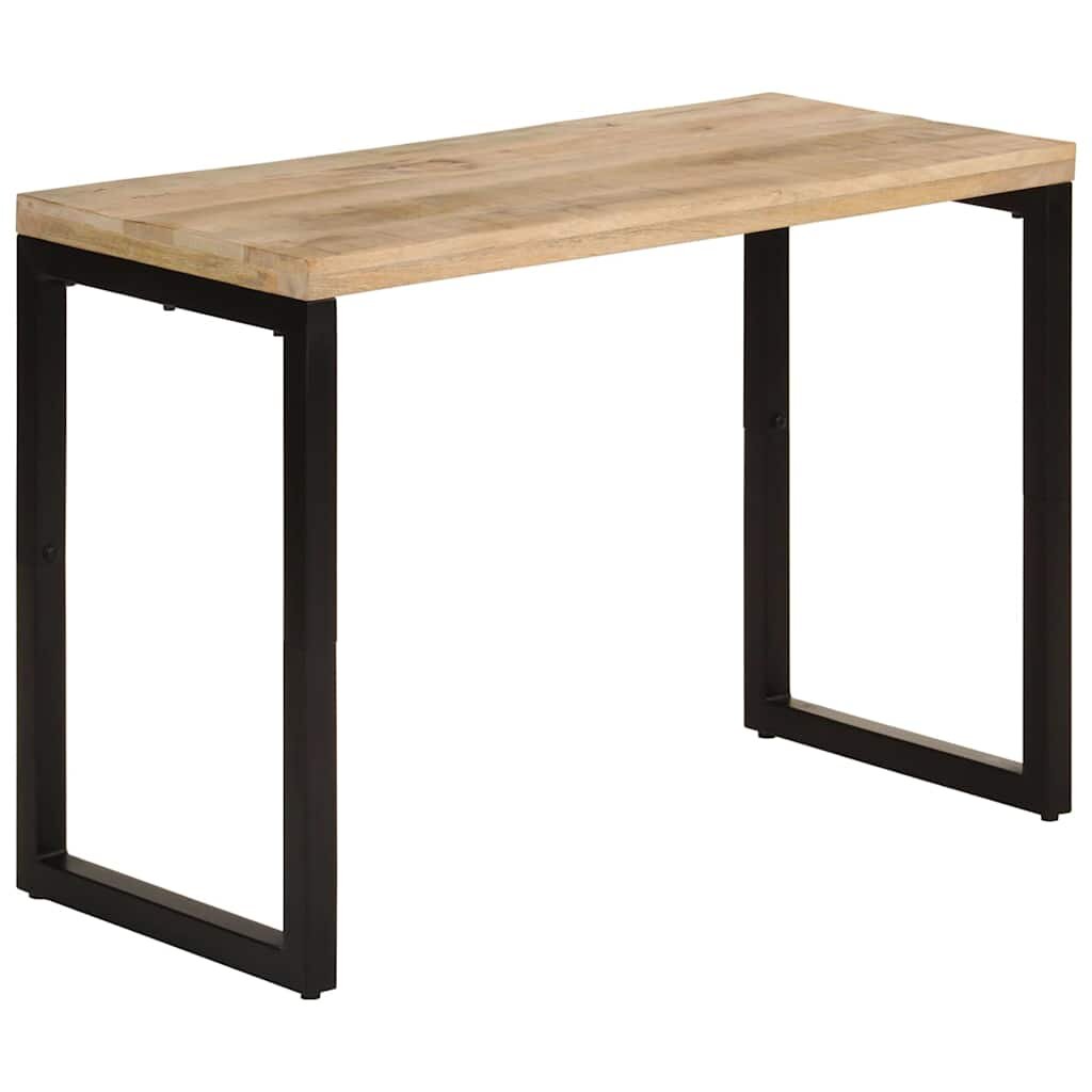 vidaXL Трапезна маса 110x50x76 cм мангово дърво масив