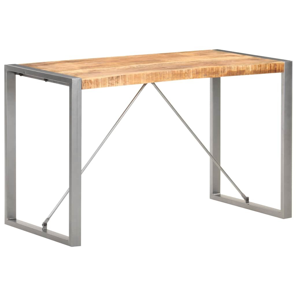 vidaXL Трапезна маса 120x60x75 cм мангово дърво масив